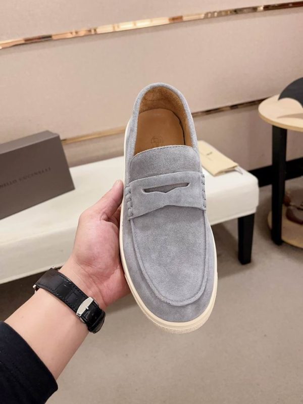 Brunello Cucinelli Suede Sneakers In Different Colors