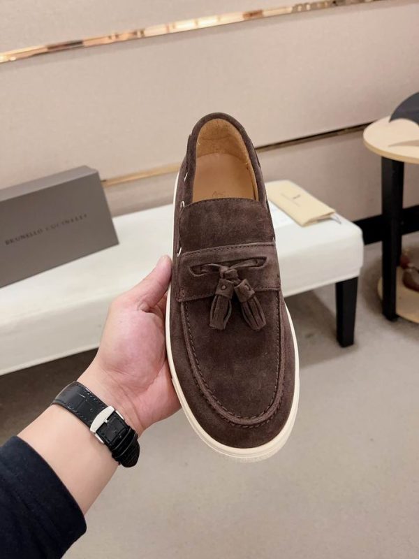 Brunello Cucinelli Suede Sneakers In Multiple Colors