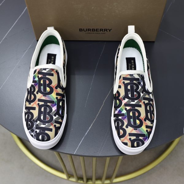 Burberry Thompson TB Monogram Slip On Sneakers