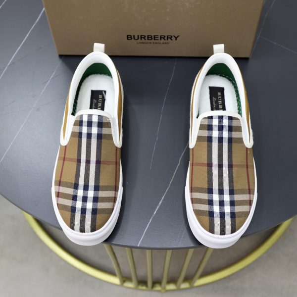 Burberry Thompson Check Slip On Sneakers