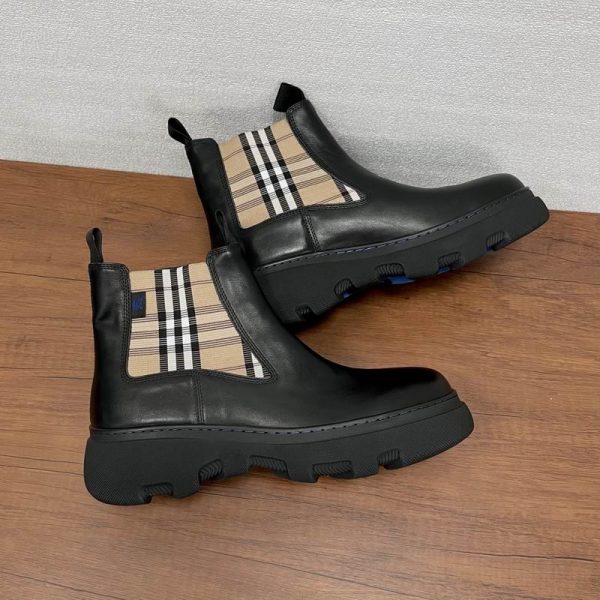 Burberry Leather Creeper Low Chelsea Boot