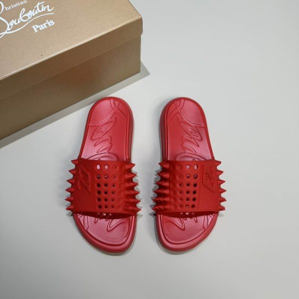 Christian Louboutin Take It Easy Sliders In 2 Colors