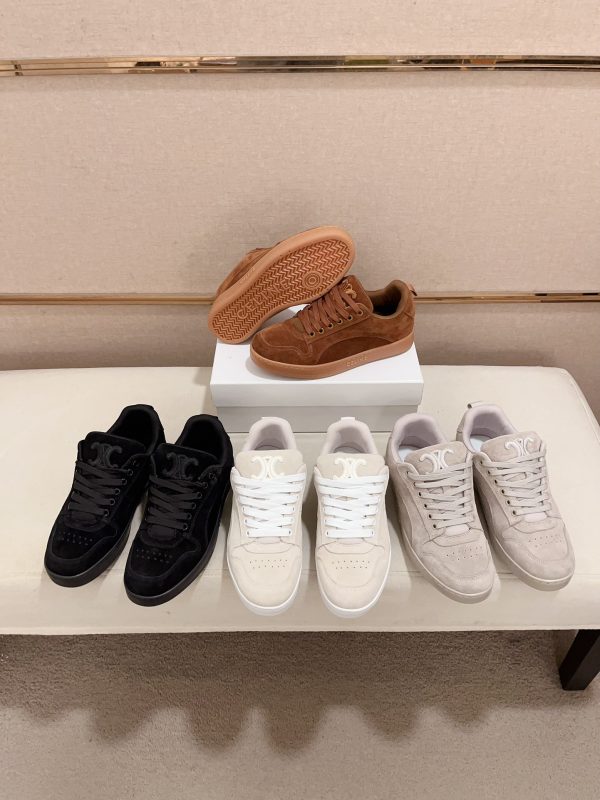 Celine Huntington Low Top Lace Up Trainers In Different Colors
