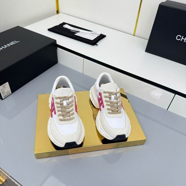 Chanel Calfskin & Suede Sneakers