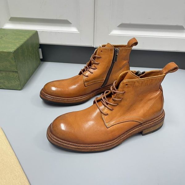 Gucci Men's Lace Up Boots In Different Colors
