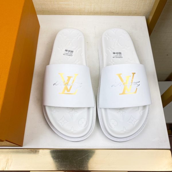 Louis Vuitton Logo Sliders In Different Colors