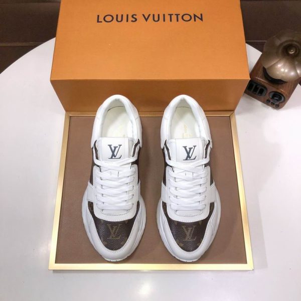 Louis Vuitton White Rivoli Trainers