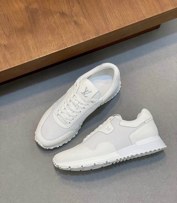Louis Vuitton Wedge Shaped White Run Away Trainers