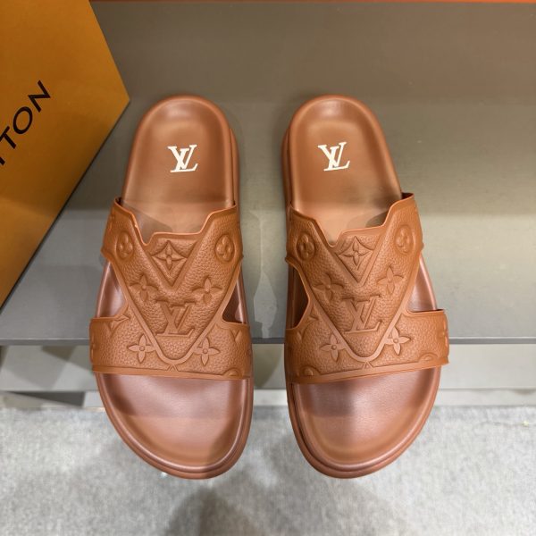 Louis Vuitton Brown Oasis Mules