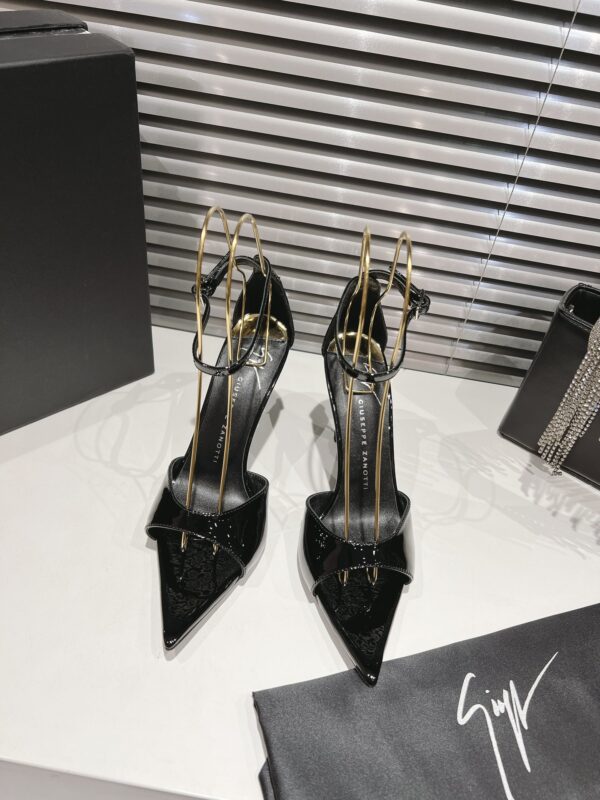 Giuseppe Zanotti Intriigo Strap Heels In 2 Colors