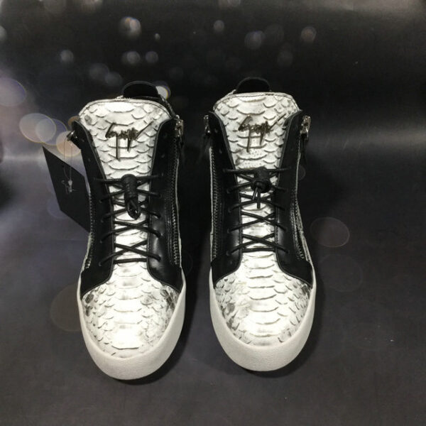 Giuseppe Zanotti Python Print High Top Sneakers