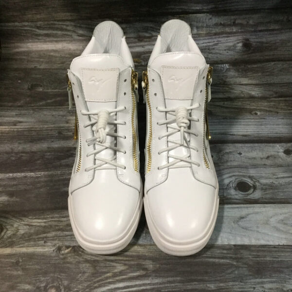 Giuseppe Zanotti Women's Coby Metal Plate High Top Sneakers