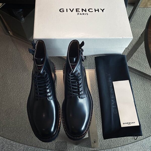Givenchy Black Combat Boots