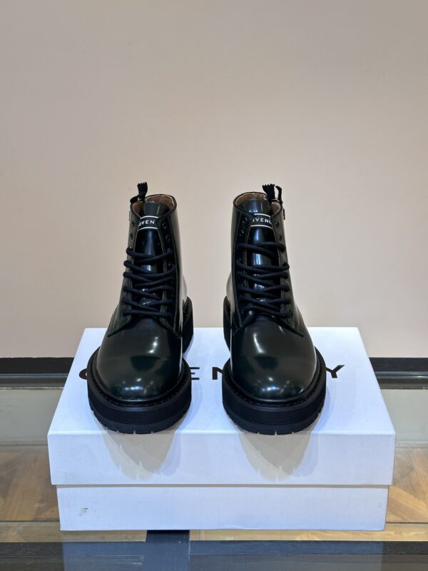 Givenchy Logo Detailed Combat Boots