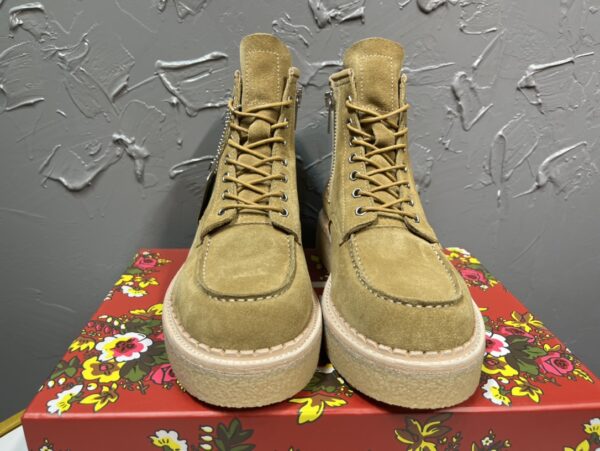 Kenzo Kenzoyama Moc Toe Lace Up Boots
