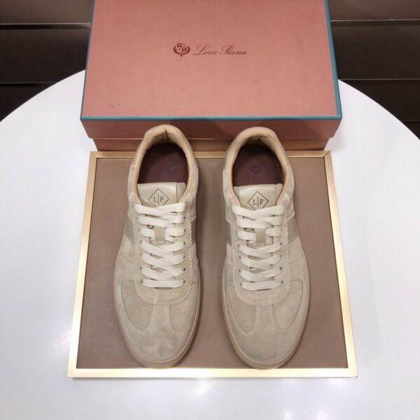 Loro Piana Tennis Walk Suede Sneakers