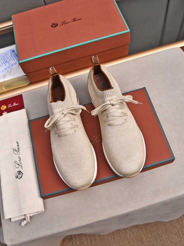 Loro Piana Beige 360 Flexy Walk Sneakers