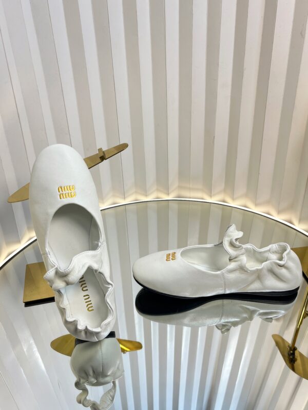 Miu Miu Leather Ballerinas In Different Colors