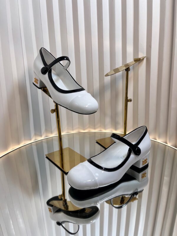 Miu Miu Patent Leather Mary Jane Sandals In Different Colors