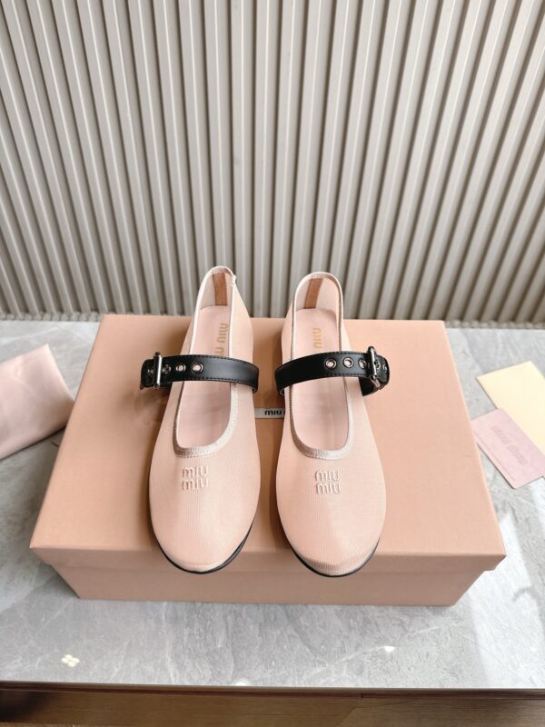 Miu Miu Strap Ballet Ballerinas In Different Colors