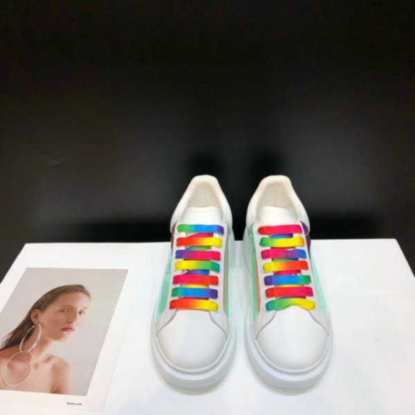 Alexander McQueen Oversized Rainbow Lace Sneaker