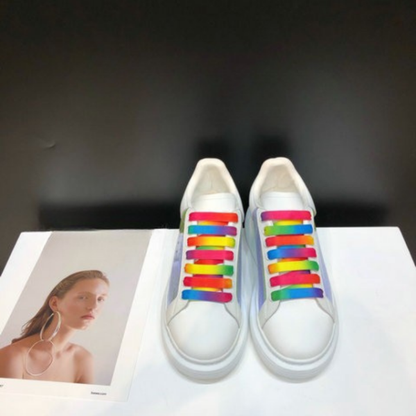 Alexander McQueen Oversized Rainbow Lace Sneakers