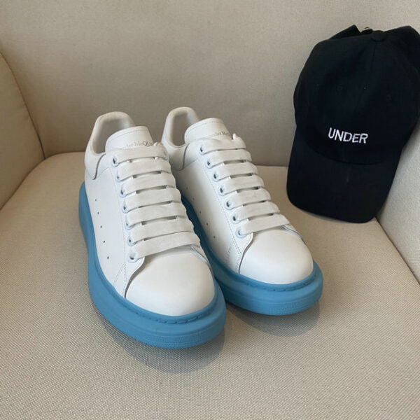 Alexander McQueen Blue Sole Oversized Sneakers