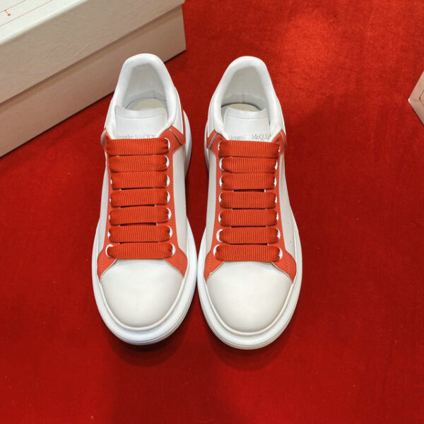 Alexander McQueen Oversized Leather Pattern Sneakers In Different Colors