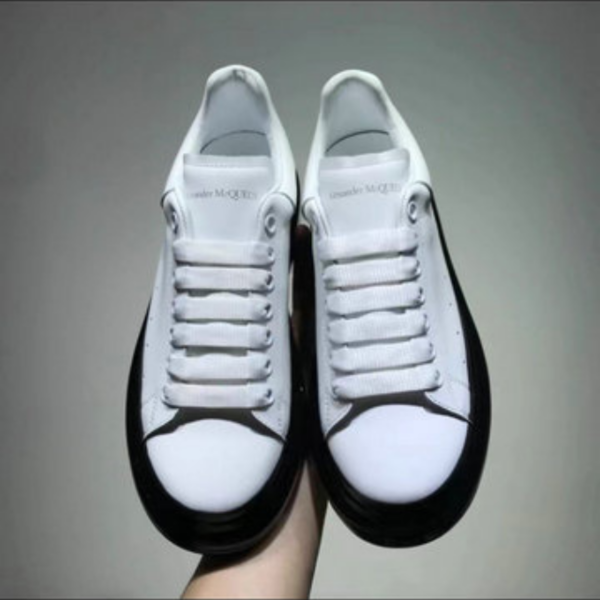 Alexander McQueen Oversized Paint Dipped Sneakers In Different Colors