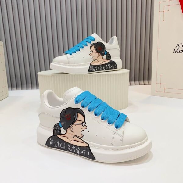 Alexander McQueen Oversized Anime Comic Manga Cartoon Sneakers
