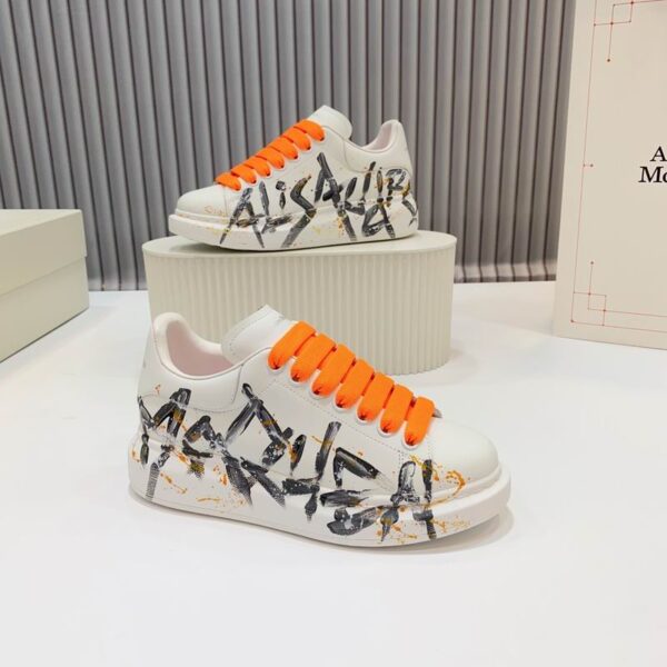 Alexander McQueen Oversized Graffiti Brushstroke Sneakers