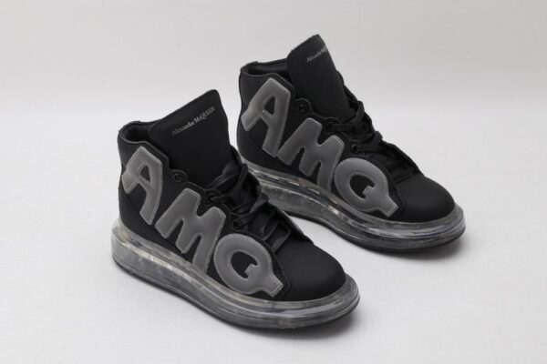 Alexander McQueen AMQ High Top Air Bubble Sole Sneakers In 2 Colors