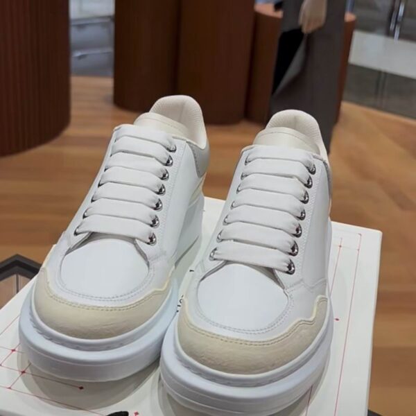 Alexander McQueen Oversized Leather & Suede Sneakers