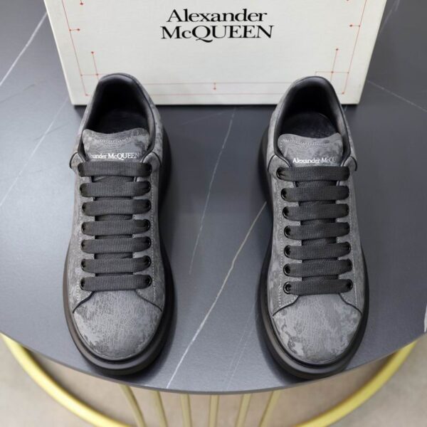 Alexander McQueen Women's Camouflage Print Oversized Leather Sneakers In 2 Colors