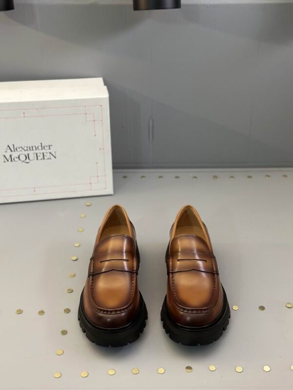 Alexander McQueen Hybrid Wander Penny Loafers In 2 Colors
