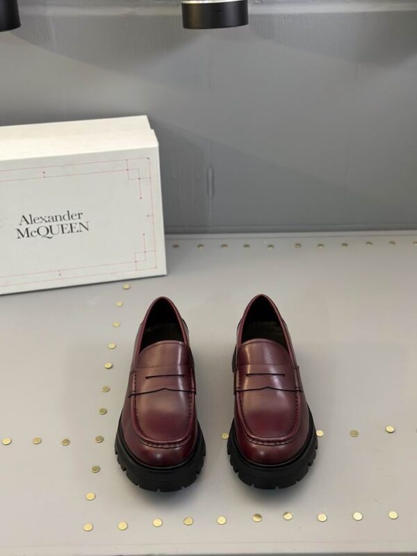 Alexander McQueen Hybrid Wander Penny Leather Loafers