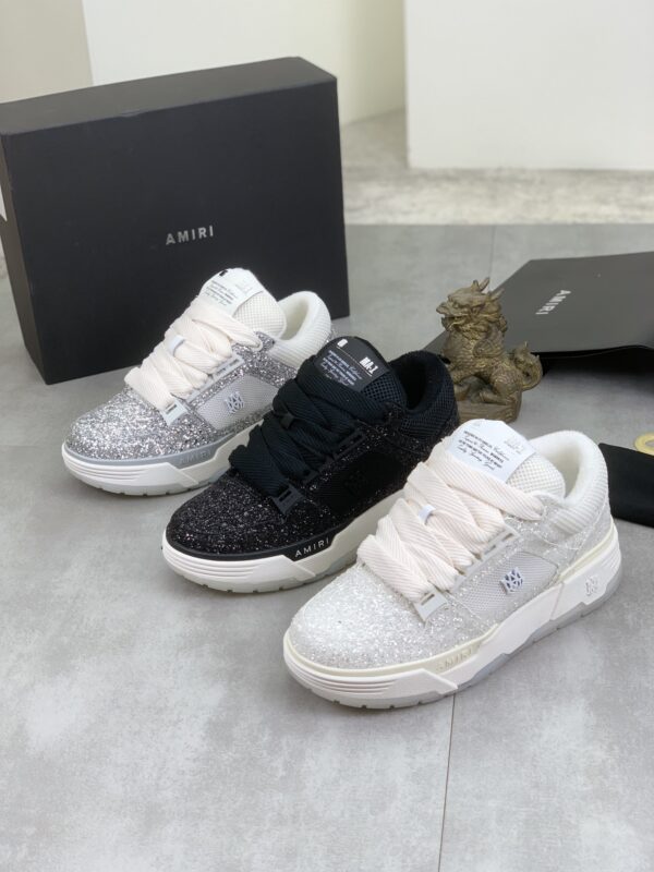 Amiri Women's MA-1 Low Top Crystal Sneakers In Different Colors