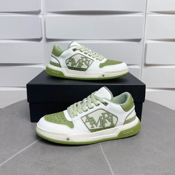 Amiri Women's Court Low Top Alabaster Sneakers In Different Colors