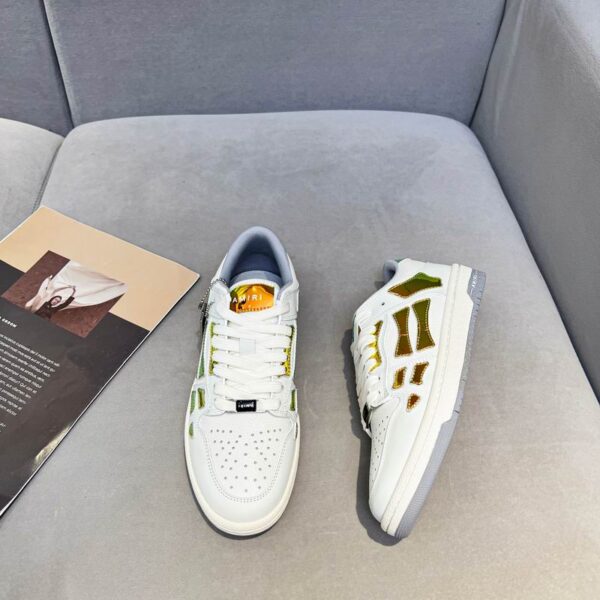 Amiri Skel Low Top Iridescent Sneakers