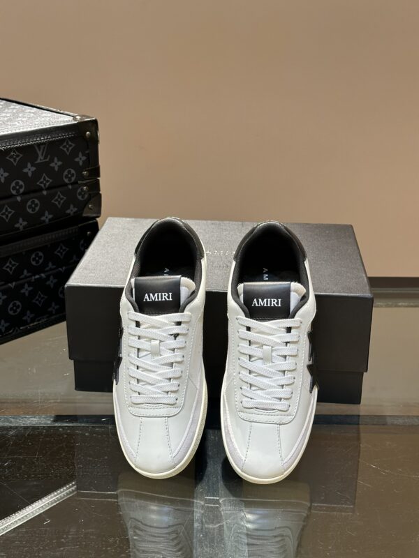 Amiri Women's Super Stars Smooth Leather Low Top Sneakers