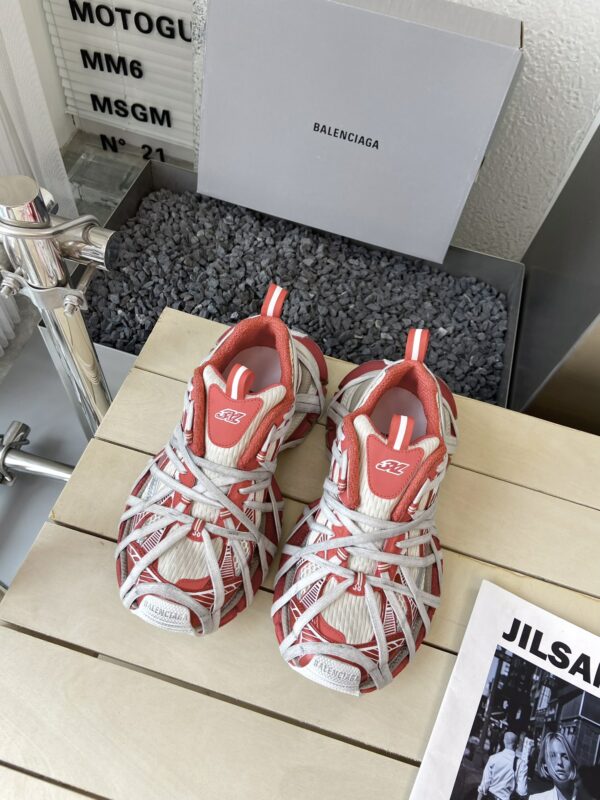 Balenciaga Men's 3XL Sneakers With Voluminous Silhouette Wrapped In Extra Laces In Multiple Colors