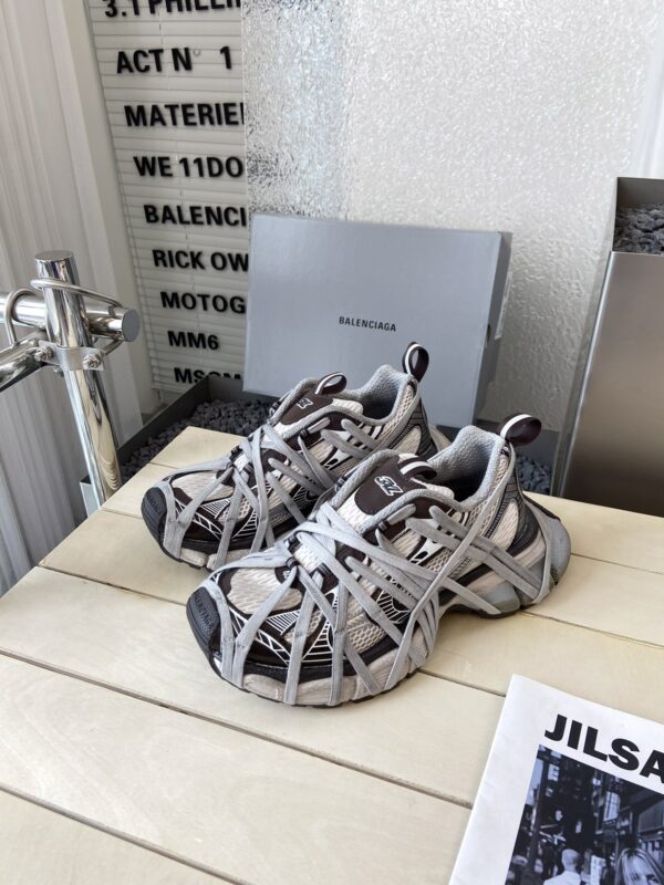 Balenciaga Men's 3XL Sneakers With Heavy Lacing That Wraps Around The Entire Upper In Multiple Colors