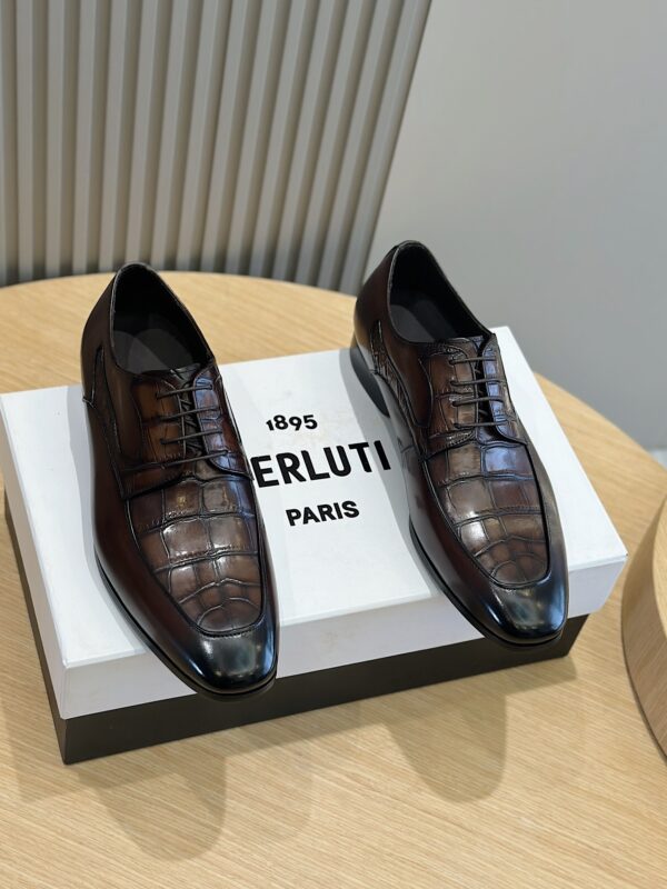 Berluti Demesure Neo Parade Croc Oxford In 2 Colors