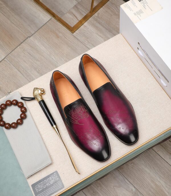 Berluti Lorenzo Scritto Loafers In 2 Colors