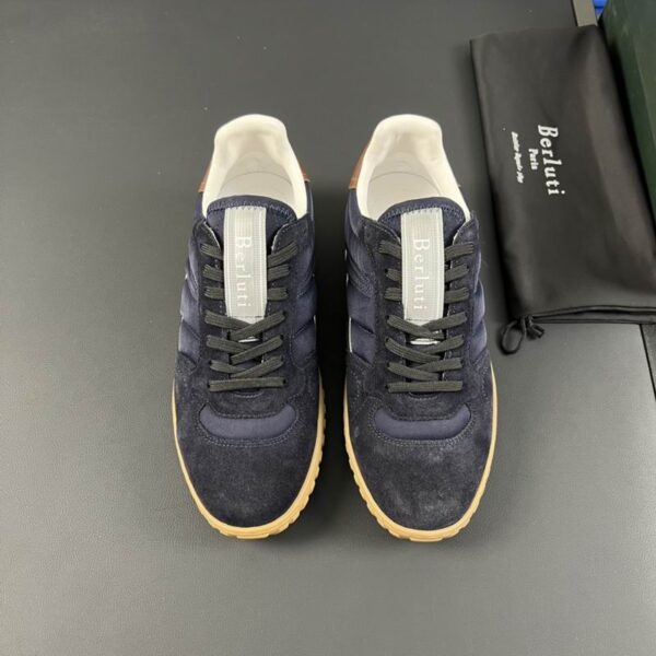 Berluti Playoff Suede Sneakers