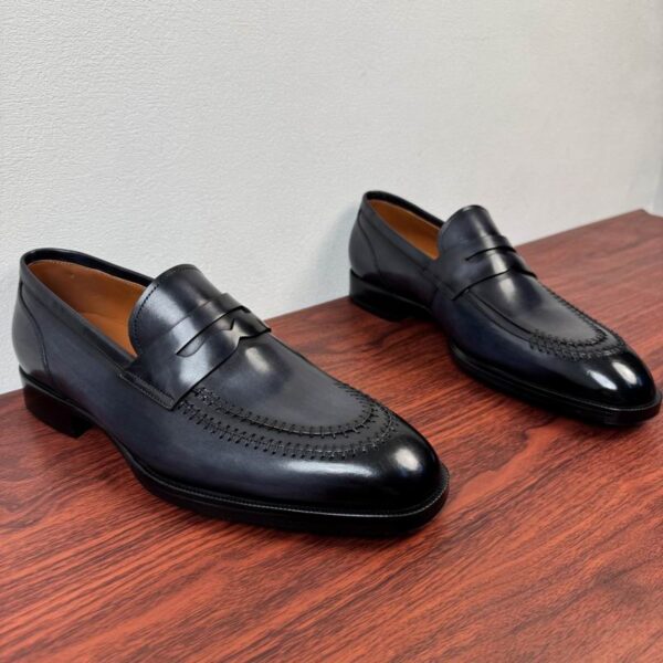 Berluti Lorenzo Rimini Venezia Leather Braided Penny Loafers