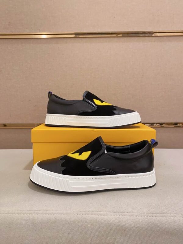 Fendi Bag Bugs Monster Slip On Casual Shoes In 2 Colors
