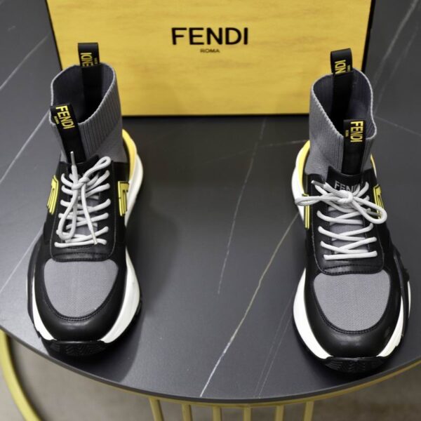 Fendi Fluid Mid Top Sock Boot
