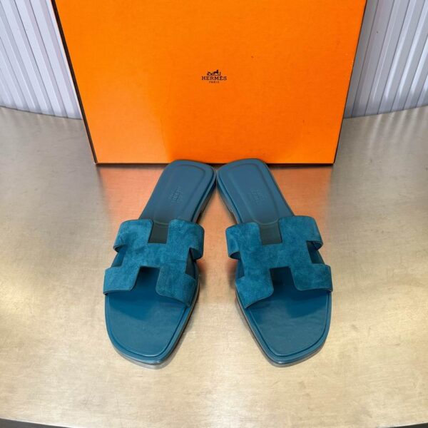 Hermès Oran Suede Sandals In Multiple Colors