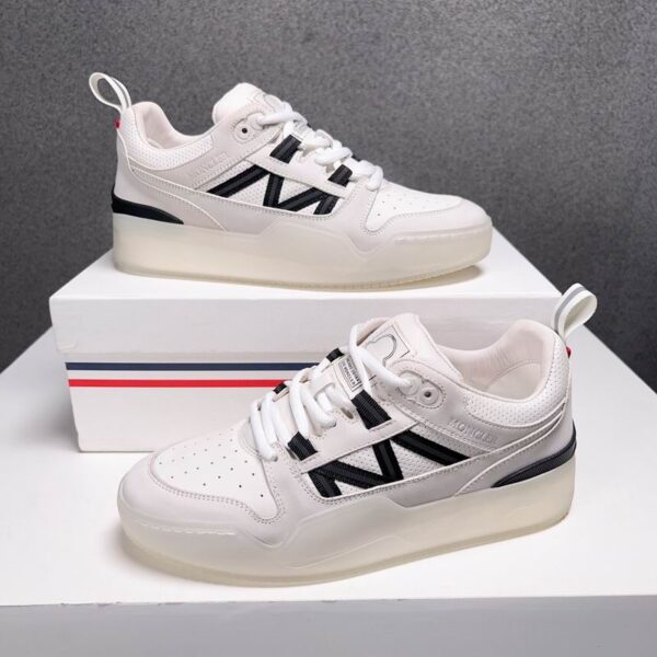 Moncler Pivot Leather Low Top Sneakers